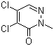 结构式 CAS# 933-76-6, 4,5-二氯-2-甲基-2H-哒嗪-3-酮