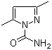 structure of CAS# 934-48-5, 3,5-Dimethylpyrazole-1-carboxamide