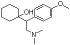结构式 CAS# 93413-69-5, 文拉法辛; (R/S)-1-[2-(二甲胺)-1-(4-甲氧苯基)乙基]环己醇