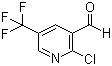 structure of CAS# 934279-60-4, 2-Chloro-5-(trifluoromethyl)pyridine-3-carbaldehyde;2-Chloro-3-formyl-5-trifluoromethylpyridine