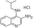 结构式 CAS# 935521-01-0, N4-(2-甲基丙基)-3,4-喹啉二胺盐酸盐