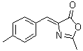 structure of CAS# 93634-54-9, (4Z)-2-Methyl-4-[(4-methylphenyl)methylene]-5(4H)-oxazolone