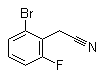 结构式 CAS# 936693-22-0, 2-溴-6-氟苯乙腈