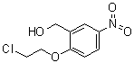 结构式 CAS# 937273-30-8, 2-(2-氯乙氧基)-5-硝基苯甲醇