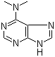 结构式 CAS# 938-55-6, 6-二甲基氨基嘌呤