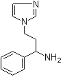 结构式 CAS# 93906-75-3, alpha-苯基-1H-咪唑-1-丙胺