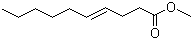Methyl (E)-4-decenoate molecular structure (CAS 93979-14-7)