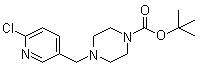 4-[(6-氯-3-吡啶基)甲基]-1-哌嗪甲酸叔丁酯分子结构 (CAS 939986-35-3)