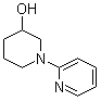 1-(2-吡啶基)-3-哌啶醇分子结构 (CAS 939986-68-2)
