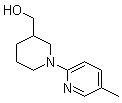 结构式 CAS# 939986-72-8, 1-(5-甲基-2-吡啶基)-3-哌啶甲醇