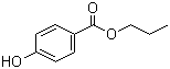 structure of CAS# 94-13-3, Propylparaben;Propyl paraben; Propyl p-hydroxybenzoate; Propyl 4-hydroxybenzoate; p-Hydroxybenzoic acid propyl ester; Propyl Butex; Propyl Chemosept; 4-Hydroxybenzoic acid propyl ester