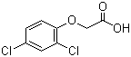 结构式 CAS# 94-75-7, 2,4-二氯苯氧乙酸
