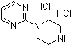 structure of CAS# 94021-22-4, 1-(2-Pyrimidyl)piperazine dihydrochloride