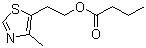 structure of CAS# 94159-31-6, 2-(4-Methylthiazol-5-yl)ethyl butyrate;2-(4-Methyl-1,3-thiazol-5-yl)ethyl butanoate