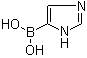 结构式 CAS# 943138-65-6, 咪唑-5-基硼酸