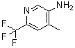 结构式 CAS# 944317-54-8, 4-甲基-6-(三氟甲基)-3-吡啶胺