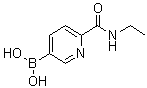 [6-[(乙基氨基)羰基]-3-吡啶基]硼酸分子结构 (CAS 944794-82-5)