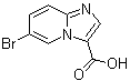 structure of CAS# 944896-42-8, 6-Bromoimidazo[1,2-a]pyridine-3-carboxylic acid