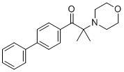 1-(1,1'-Biphenyl)-4-yl-2-methyl-2-(4-morpholinyl)-1-propanone molecular structure (CAS 94576-68-8)