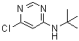 6-Chloro-N-(1,1-dimethylethyl)-4-pyrimidinamine molecular structure (CAS 945896-38-8)