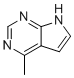 4-Methyl-7H-pyrrolo[2,3-d]pyrimidine molecular structure (CAS 945950-37-8)