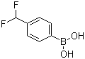 structure of CAS# 946525-43-5, 4-Difluoromethylbenzeneboronic acid;[4-(Difluoromethyl)phenyl]boronic acid