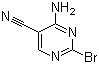 structure of CAS# 94741-70-5, 4-Amino-2-bromopyrimidine-5-carbonitrile;2-Bromo-4-amino-5-cyanopyrimidine