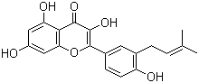 结构式 CAS# 94805-83-1, 异甘草黄酮醇