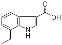 7-Ethyl-1H-indole-3-carboxylic acid molecular structure (CAS 948581-62-2)