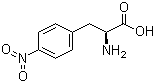 结构式 CAS# 949-99-5, 4-硝基-L-苯丙氨酸; L-对硝基苯丙氨酸