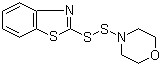 2-(4-吗啉基二硫代)苯并噻唑分子结构 (CAS 95-32-9)