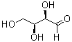 structure of CAS# 95-44-3, L-Threose;L-Threofuranose; (2R,3S)-2,3,4-Trihydroxybutanal