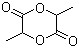 structure of CAS# 95-96-5, DL-Lactide;3,6-Dimethyl-1,4-dioxane-2,5-dione