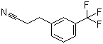 结构式 CAS# 95096-06-3, 3-[3-(三氟甲基)苯基]丙腈
