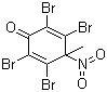 结构式 CAS# 95111-49-2, 2,3,5,6-四溴-4-甲基-4-硝基-2,5-环己二烯-1-酮