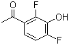 structure of CAS# 951163-65-8, 1-(2,4-Difluoro-3-hydroxyphenyl)ethanone