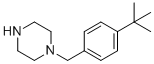 structure of CAS# 956-61-6, 1-(4-tert-Butylbenzyl)piperazine