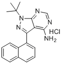 结构式 CAS# 956025-47-1, 1-萘基PP1盐酸盐