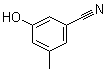 结构式 CAS# 95658-81-4, 3-羟基-5-甲基苯甲腈