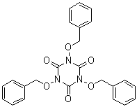 结构式 CAS# 95705-20-7, 1,3,5-三苄氧基-1,3,5-三嗪烷-2,4,6-三酮