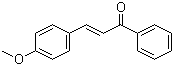 structure of CAS# 959-33-1, 4-Methoxychalcone;(4-Methoxybenzylidene)acetophenone; 3-(4-Methoxyphenyl)-1-phenyl-2-propen-1-one; (p-Methoxybenzylidene)acetophenone; 1-Phenyl-3-(4-methoxyphenyl)-2-propen-1-one; 3-(p-Methoxyphenyl)-1-phenyl-2-propen-1-one