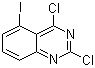 structure of CAS# 959237-30-0, 2,4-Dichloro-5-iodoquinazoline