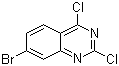 2,4-Dichloro-7-bromoquinazoline molecular structure (CAS 959237-68-4)