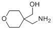 structure of CAS# 959238-22-3, (4-(Aminomethyl)tetrahydro-2H-pyran-4-yl)methanol