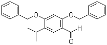 结构式 CAS# 959466-51-4, 2,4-二苄氧基-5-异丙基苯甲醛