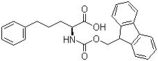 结构式 CAS# 959578-11-1, N-芴甲氧羰基-L-2-氨基-5-苯基戊酸