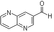 结构式 CAS# 959617-49-3, 1,5-萘啶-3-甲醛