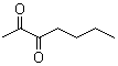 结构式 CAS# 96-04-8, 2,3-庚二酮