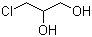 3-氯-1,2-丙二醇分子结构 (CAS 96-24-2)