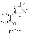 structure of CAS# 960067-33-8, 2-Difluoromethoxyphenylboronic acid pinacol ester;2-[2-(Difluoromethoxy)phenyl]-4,4,5,5-tetramethyl-1,3,2-dioxaborolane
